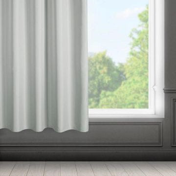 Eurofirany Zavesa pripravljena Rita na traku 140X175 cm jeklo