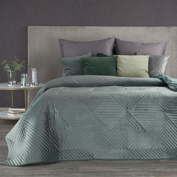 Eurofirany Prevleka za posteljo Sofia 2 200X220 cm Temno mutasta