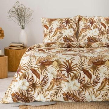 Eurofirany Komplet naravne mehke posteljnine 220cm