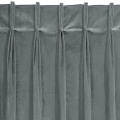 Eurofirany Pripravljena zavesa Ines z naramnicami 140X270 cm Siva