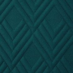 Eurofirany Prevleka za posteljo D91 Alara 1 170X210 cm Temno turkizna