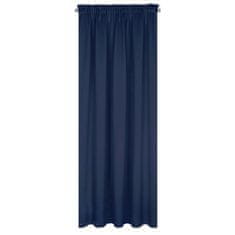Eurofirany Zavesa D91 Parisa na traku 140X270 cm mornarsko modra