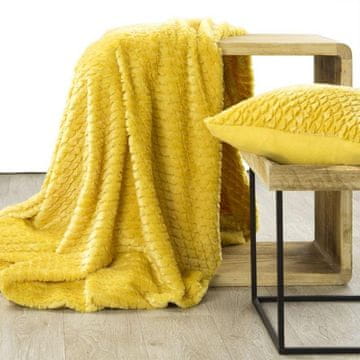 Eurofirany Puhasto posteljno pregrinjalo, okrašeno z 200 cm x 220 cm