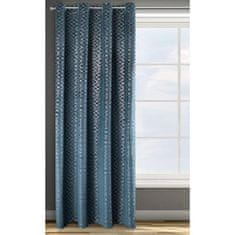 Eurofirany Žametna zavesa s srebrnim potiskom 140 cm x 250 cm
