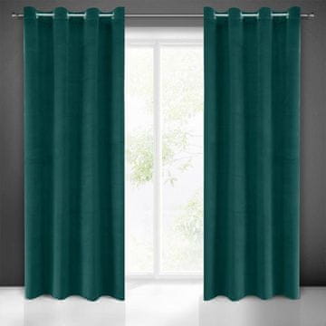 Eurofirany Strukturirana žametna zavesa širine 140 140 cm x 250 cm