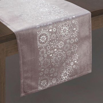 Eurofirany Božični namizni prt v mehkem 40 cm x 140 cm