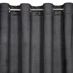 Eurofirany Angelina ready-made zavesa 140X250 cm črna