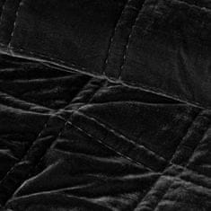 Eurofirany Prevleka za posteljo Kristin 2 220X240 cm črna