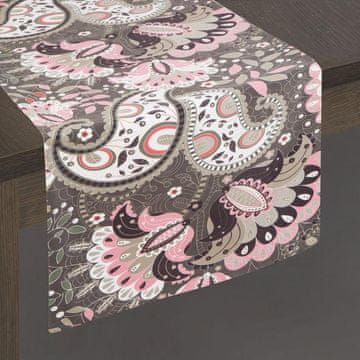 Eurofirany Eleganten tekač iz mehkega materiala 35 cm x 180 cm