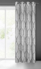 Eurofirany Blackout zavesa z geometrijskim tiskom 140 cm x 250 cm
