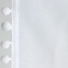 Eurofirany Zavesa iz etamina, okrašena s trakom 140 cm x 270 cm