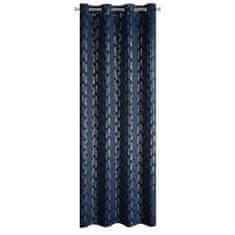 Eurofirany Pripravljene zatemnitvene zavese s srebrom 140 cm x 250 cm