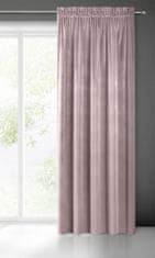 Eurofirany Lahka žametna zavesa v mehki barvi 140 cm x 300 cm