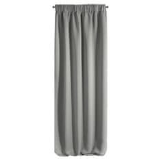 Eurofirany Zavesa D91 Parisa na traku 140X270 cm siva