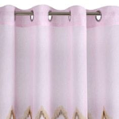 Eurofirany Zavesa pripravljena Nathalie 140X250 cm Pink