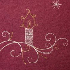 Eurofirany Božični namizni prt v navadni barvi 110 cm x 160 cm