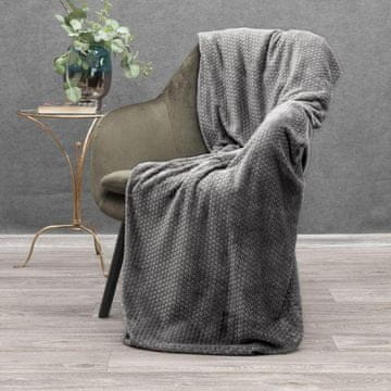 Eurofirany Odejica flano zelo mehka v velikosti 150 cm x 200 cm