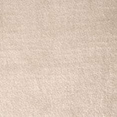 Eurofirany Lahka žametna zavesa v mehki barvi 140 cm x 300 cm