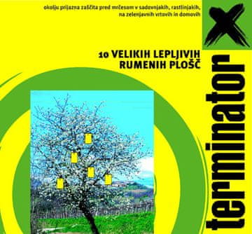TERMINATOR X lepljive plošče, velike (n)