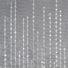 Eurofirany Gladka zavesa, okrašena z bleščicami širine 140 cm x 250 cm