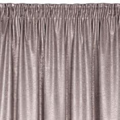 Eurofirany Žametna zavesa s srebrnim potiskom 140 cm x 270 cm