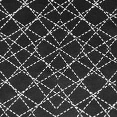Eurofirany Žametna zavesa s srebrnim potiskom 140 cm x 250 cm