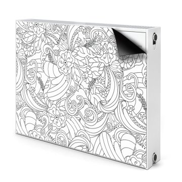 tulup.si Pokrov radiatorja Vzorec doodle