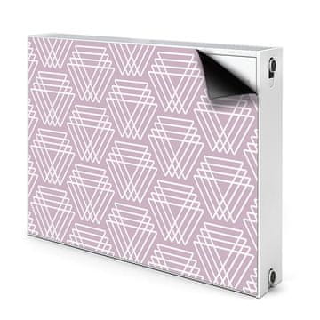 tulup.si Pokrov za radiator PVC Roza trikotniki