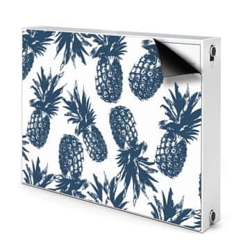 tulup.si Pokrov za radiator PVC Sivi ananas
