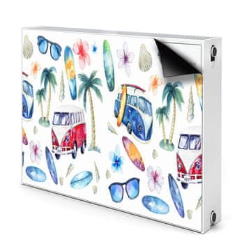 tulup.si Pokrov za radiator PVC Surferska plaža
