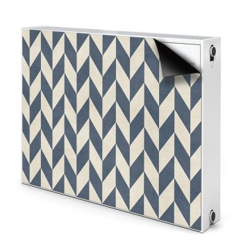 tulup.si Pokrov za radiator PVC Sivi vektorji