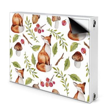 tulup.si Dekoracija za radiatorje Lisica in gozdni sadje