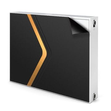 tulup.si Pokrov radiatorja Elegantna črna grafika