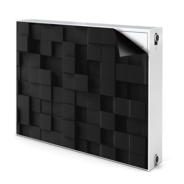 tulup.si Pokrov radiatorja Črne 3d kocke