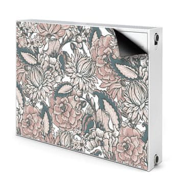 tulup.si Pokrov za radiator PVC Roza cvetje
