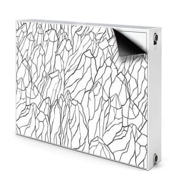 tulup.si Pokrov za radiator PVC Skica gore
