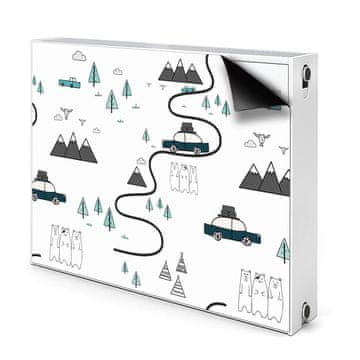 tulup.si radiatorska pokrov Motiv potovanja