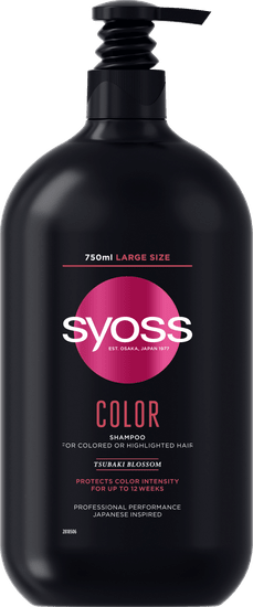 Syoss Color šampon, Tsubaki Blossom, 750 ml