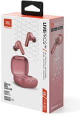 JBL Live Pro 2 TWS slušalke, roza