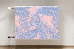tulup.si radiatorska pokrov Modri listi 80x60 cm