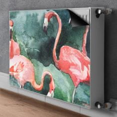 tulup.si radiatorska pokrov Pobarvani flamingi 80x60 cm