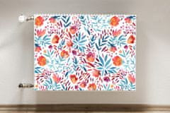 tulup.si radiatorska pokrov Vintage makovi 80x60 cm