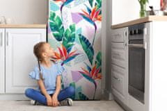 tulup.si Dekoracija za hladilnik Tropska flora 60x190 cm