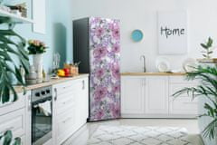 tulup.si Dekoracija za hladilnik Vijolični cvetovi 60x205 cm