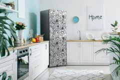 tulup.si Dekoracija za hladilnik Cvetlična tema 60x180 cm