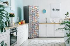 tulup.si Dekoracija za hladilnik Akvarelne mačke 60x180 cm