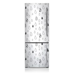 tulup.si Dekoracija za hladilnik Abstraktne kapljice 60x180 cm