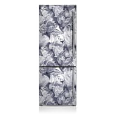tulup.si Nalepka za hladilnik Sive rože 60x205 cm