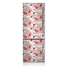 tulup.si Nalepka za hladilnik Rdeče cvetje 60x180 cm
