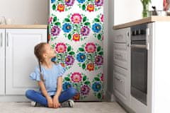 tulup.si Nalepka za hladilnik Rože v cvetnem slogu 60x180 cm